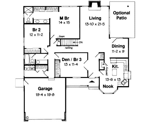 Main Floor Plan: 46-434