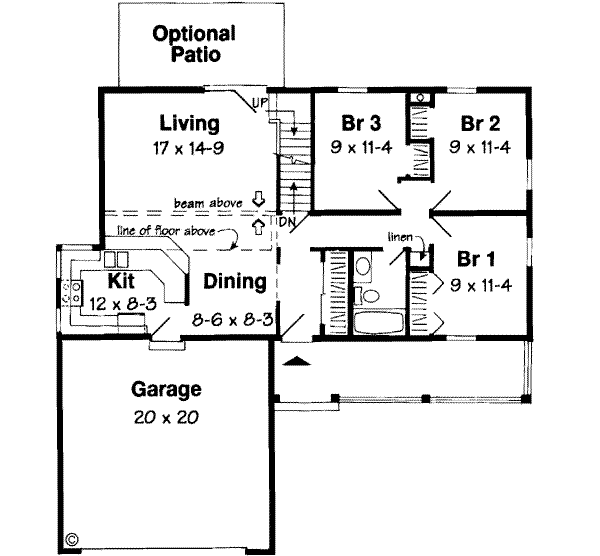 Main Floor Plan: 46-435