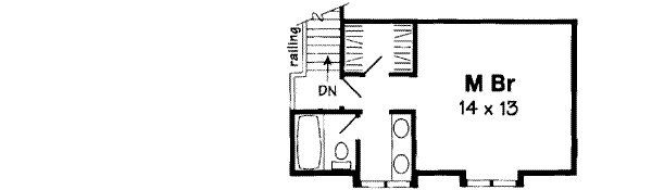 Upper/Second Floor Plan: 46-435