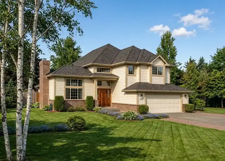 Traditional house plans 46-438 - front exterior, 2,500 sq ft, 3 bed, 3 bath house plans | Monster House Plans
