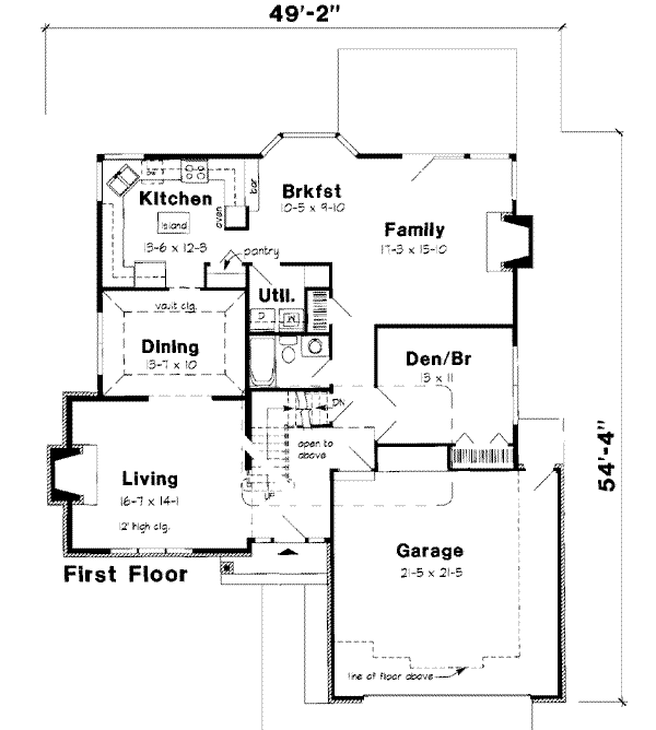 Main Floor Plan: 46-438