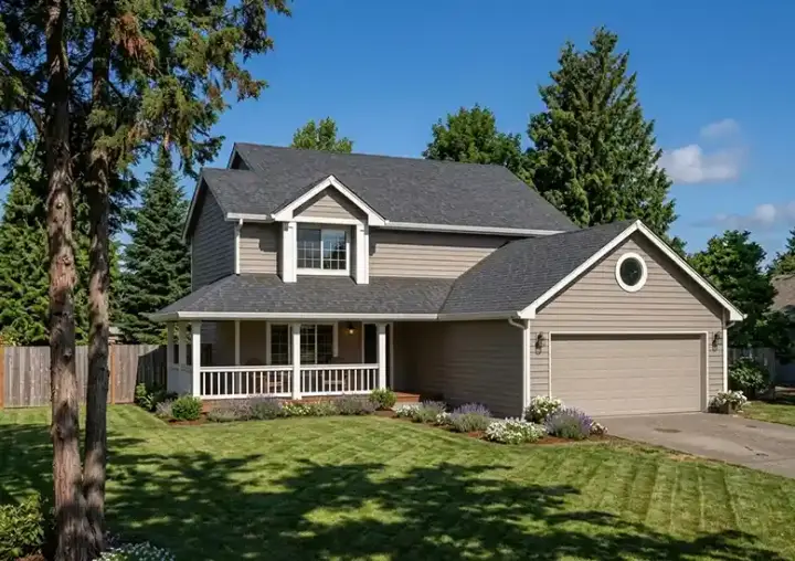 Traditional house plans 46-439 - front exterior, 1,816 sq ft, 3 bed, 2 bath house plans | Monster House Plans