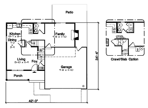 Main Floor Plan: 46-440
