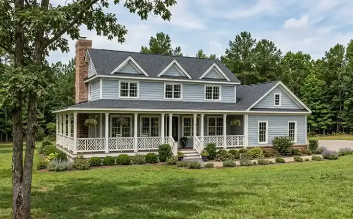 Country house plans 46-446 - front exterior, 2,356 sq ft, 3 bed, 3 bath house plans | Monster House Plans