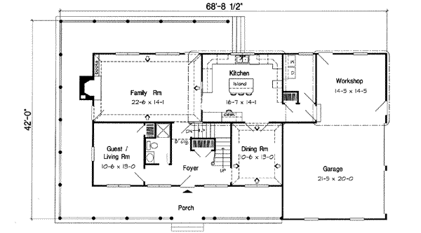 Main Floor Plan: 46-446