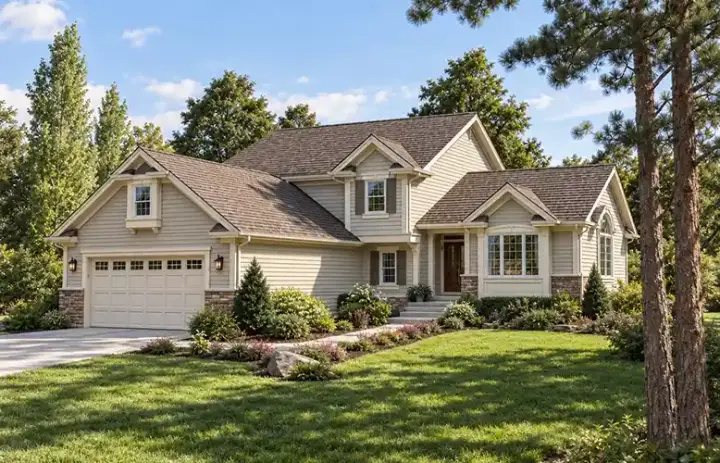 Traditional house plans 46-450 - front exterior, 2,074 sq ft, 4 bed, 3 bath house plans | Monster House Plans