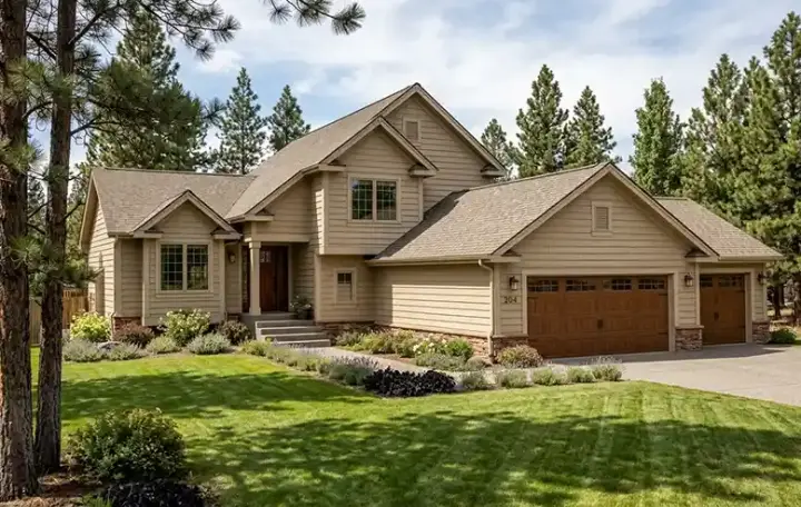 Traditional house plans 46-451 - front exterior, 2,033 sq ft, 4 bed, 3 bath house plans | Monster House Plans