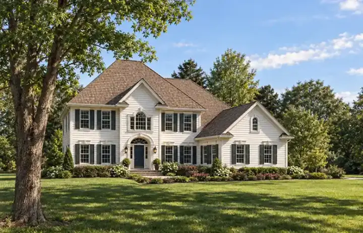 Traditional house plans 46-453 - front exterior, 2,758 sq ft, 4 bed, 2 bath house plans | Monster House Plans