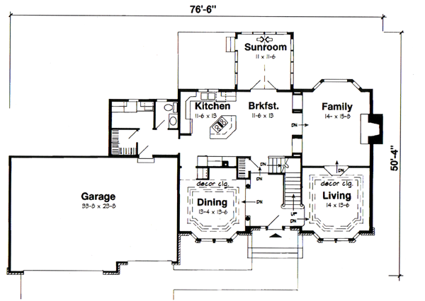 Main Floor Plan: 46-453
