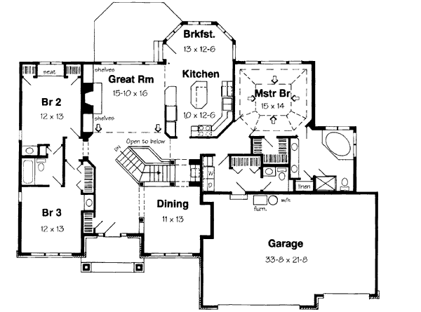 Main Floor Plan: 46-455