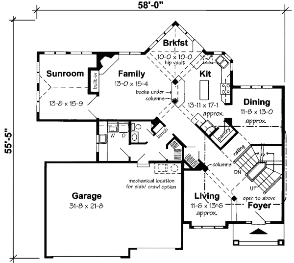 Main Floor Plan: 46-459