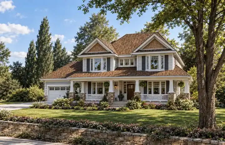 Traditional house plans 46-461 - front exterior, 2,861 sq ft, 4 bed, 2 bath house plans | Monster House Plans