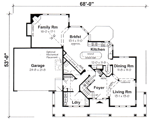 Main Floor Plan: 46-461