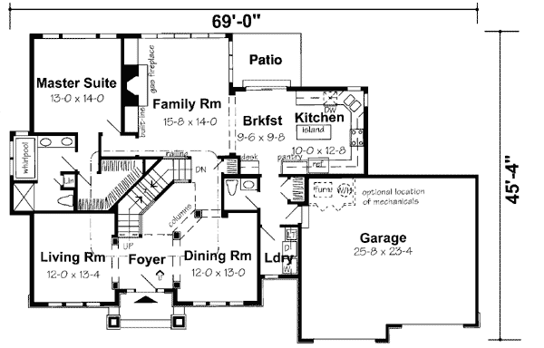 Main Floor Plan: 46-462