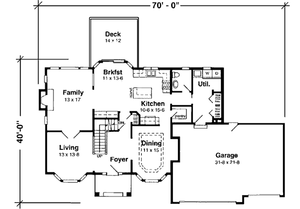 Main Floor Plan: 46-463