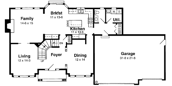 Main Floor Plan: 46-464