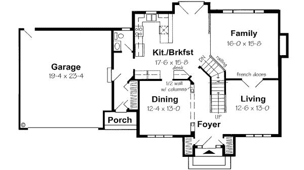 Main Floor Plan: 46-466