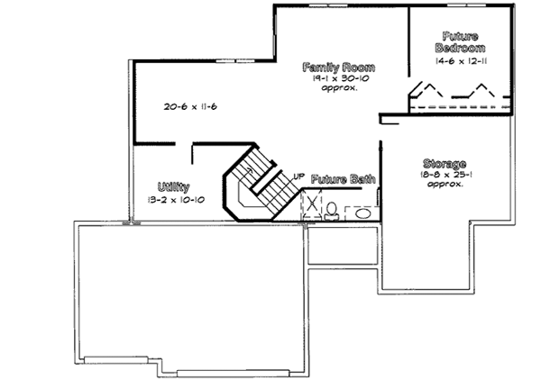 Lower Floor Plan: 46-467