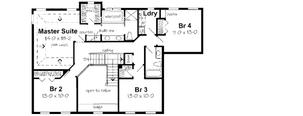 Upper/Second Floor Plan: 46-469