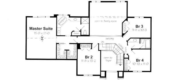 Upper/Second Floor Plan: 46-471
