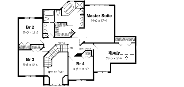Upper/Second Floor Plan: 46-472