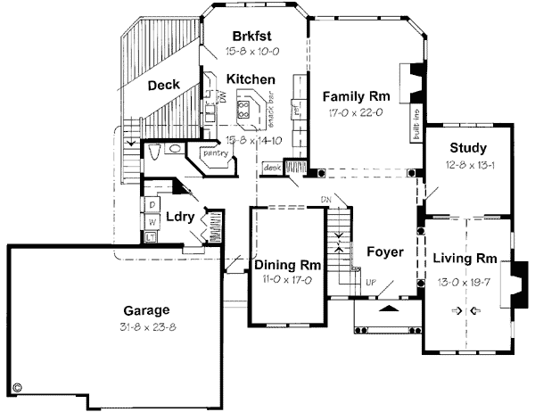 Main Floor Plan: 46-474