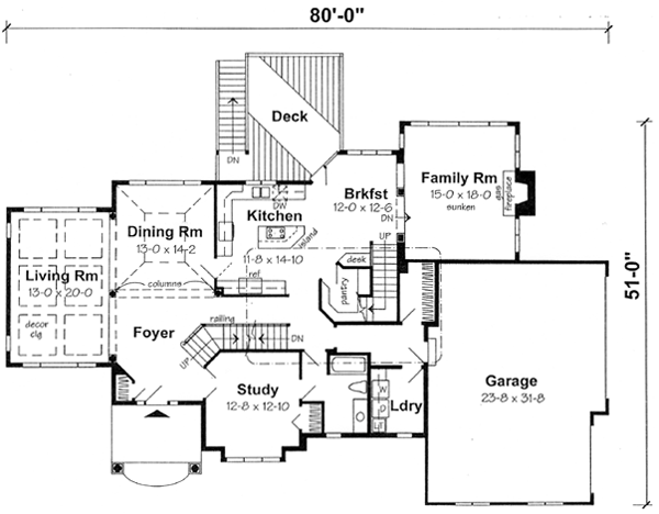 Main Floor Plan: 46-477