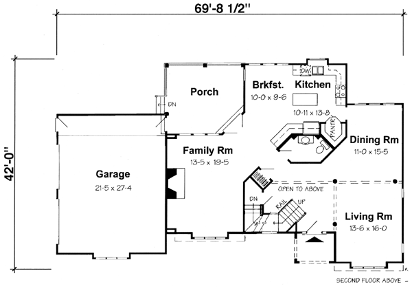 Main Floor Plan: 46-484