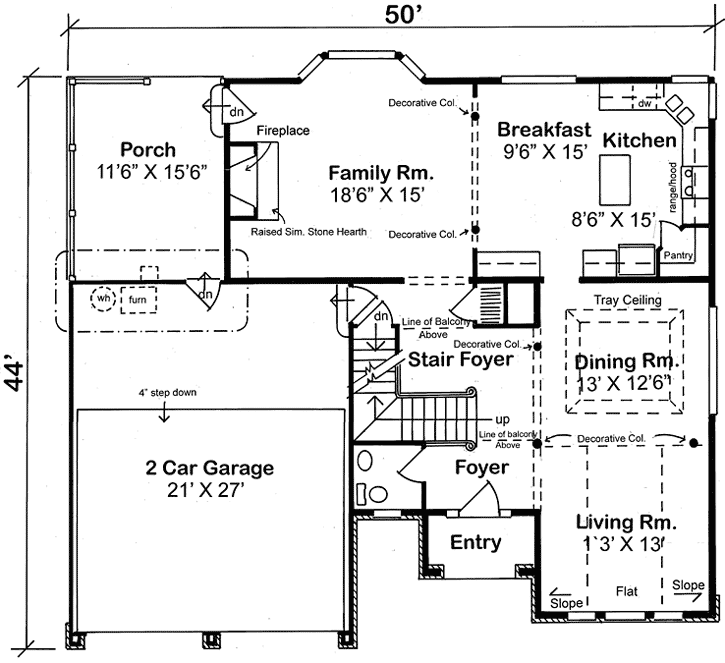 Main Floor Plan: 46-487