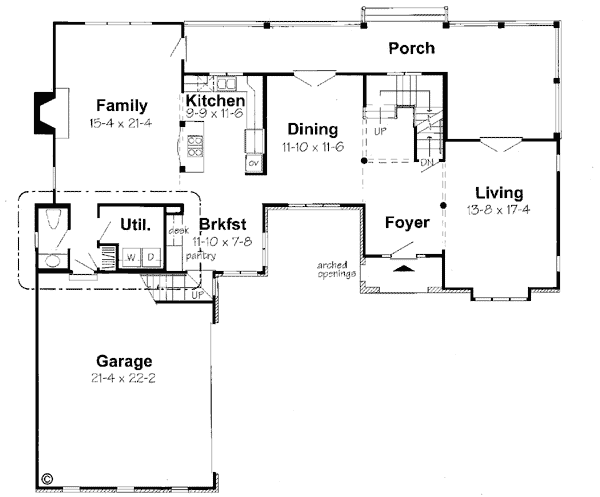 Main Floor Plan: 46-489