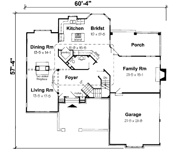 Main Floor Plan: 46-490