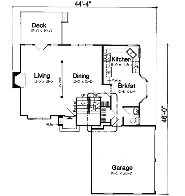 Main Floor Plan: 46-492