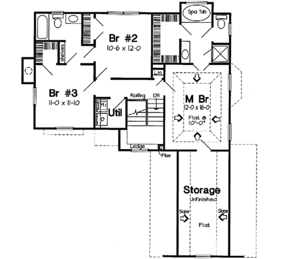 Upper/Second Floor Plan: 46-492