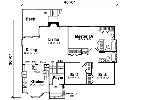Main Floor Plan: 46-493
