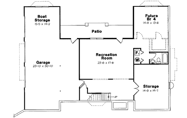 Lower Floor Plan: 46-494