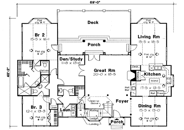 Main Floor Plan: 46-494