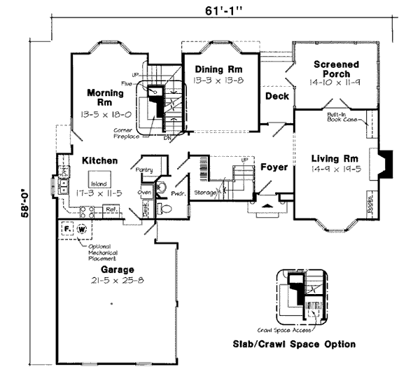 Main Floor Plan: 46-495