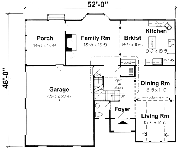 Main Floor Plan: 46-496