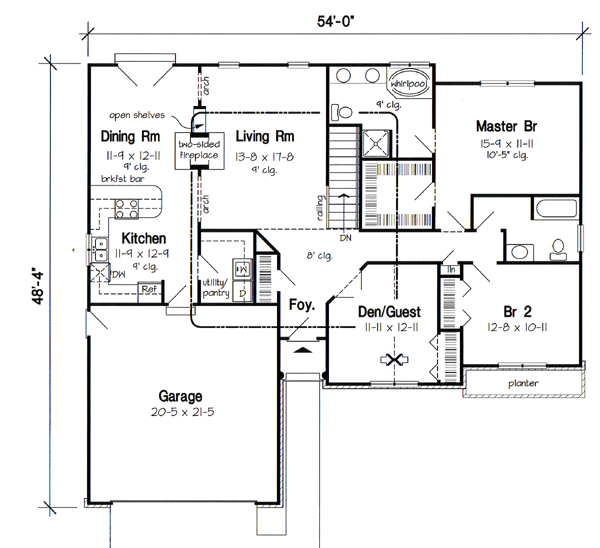 Main Floor Plan: 46-499