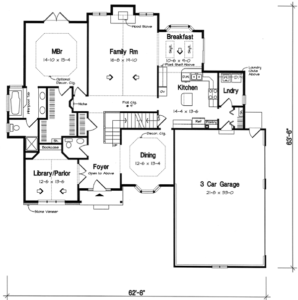 Main Floor Plan: 46-500