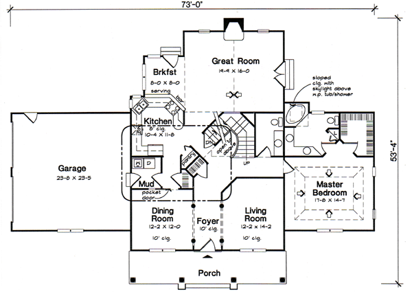 Main Floor Plan: 46-501