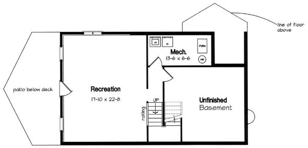 Lower Floor Plan: 46-502