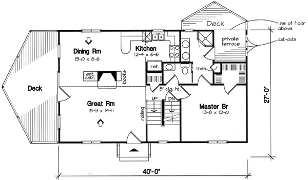 Main Floor Plan: 46-502