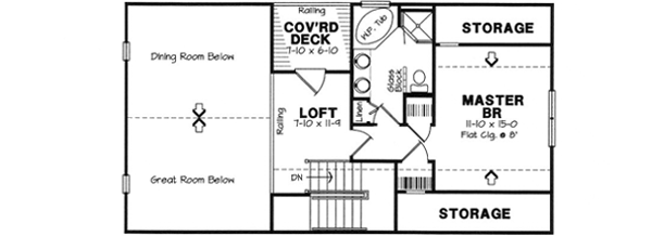 Upper/Second Floor Plan: 46-503