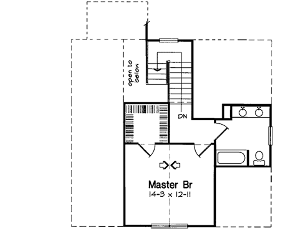 Upper/Second Floor Plan: 46-504