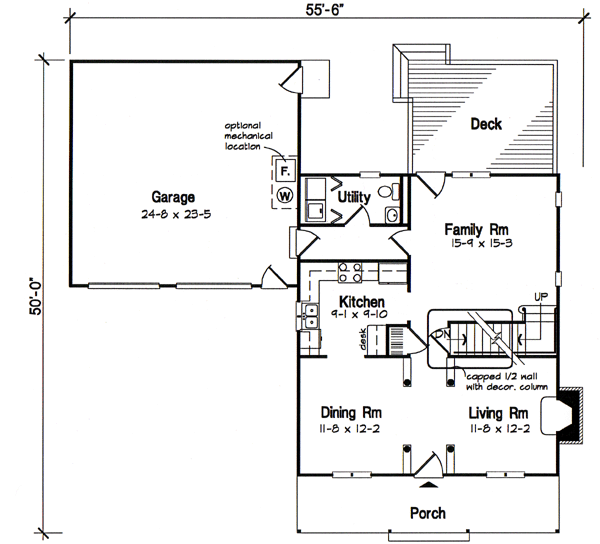 Main Floor Plan: 46-505