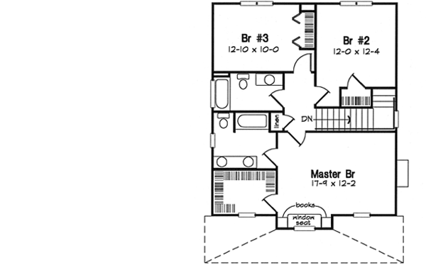 Upper/Second Floor Plan: 46-505