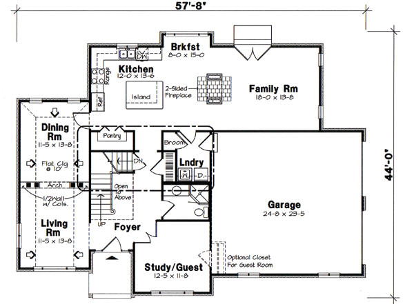 Main Floor Plan: 46-508