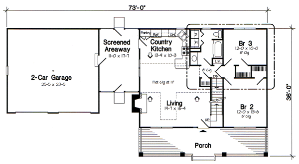 Main Floor Plan: 46-509
