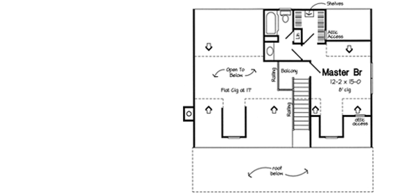 Upper/Second Floor Plan: 46-509